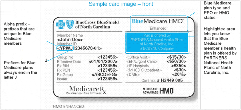 Anthem Blue Cross Sample Insurance Card | aesthetic caption